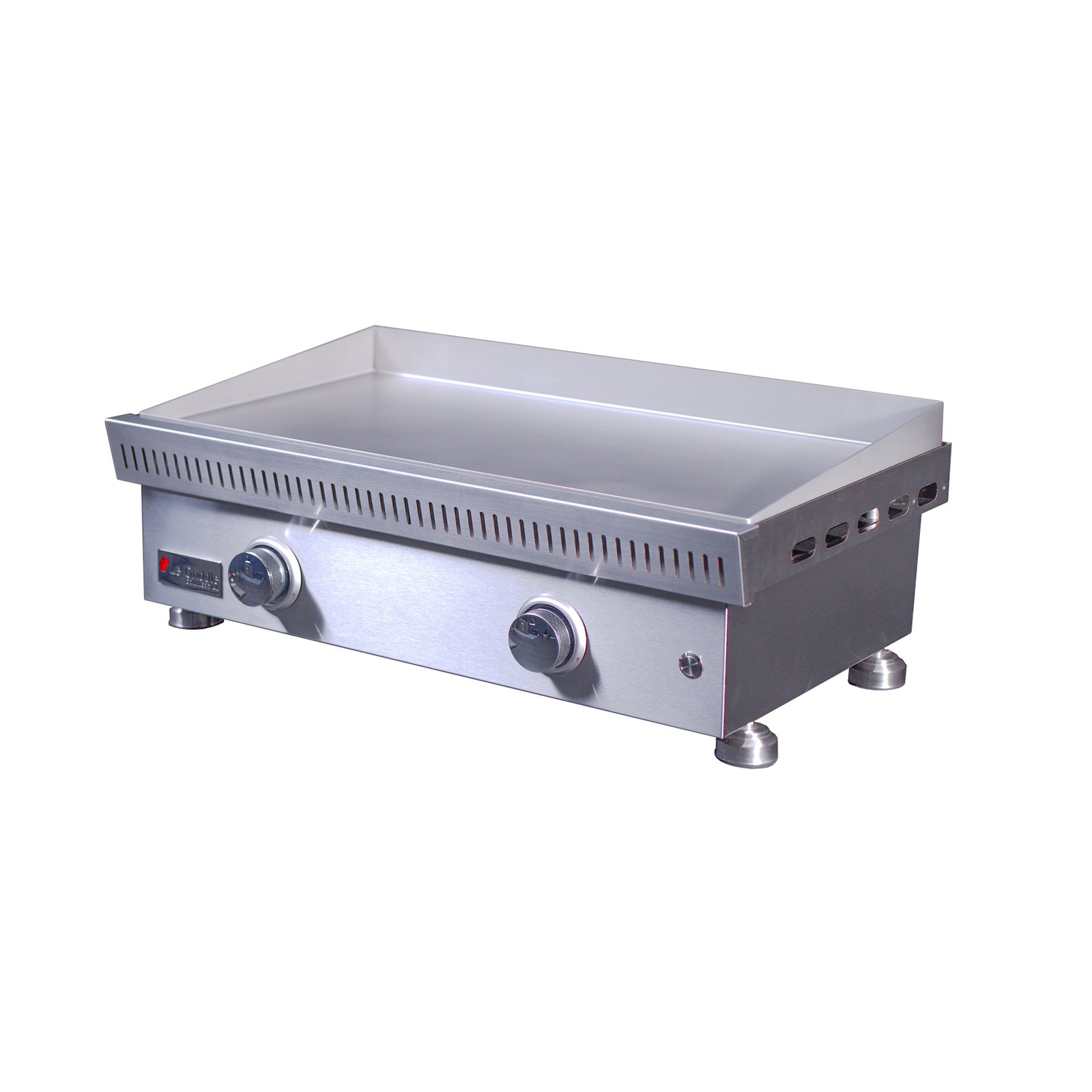 Le Griddle 30" Stainless Steel Commercial Series 75 2-Burner Gas Griddle - 3mm Plate