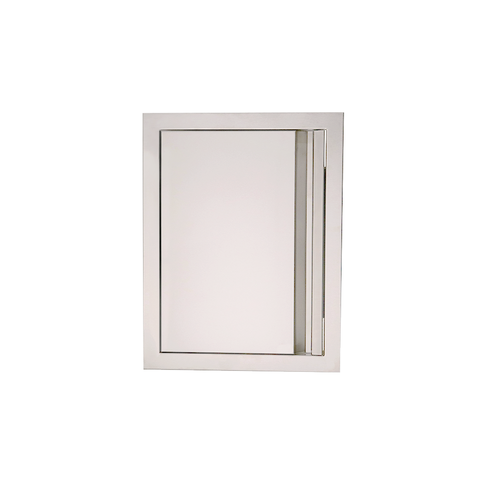 RCS 17" VDV1SCL Valiant Stainless Vertical Door-Soft Close-Left Swing