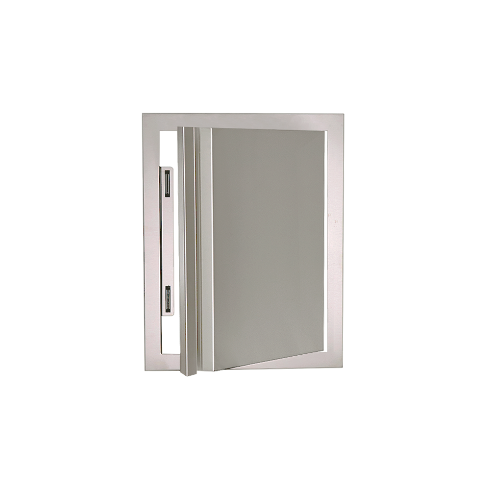RCS 17" VDV1SCR Valiant Stainless Vertical Door-Soft Close-Right Swing