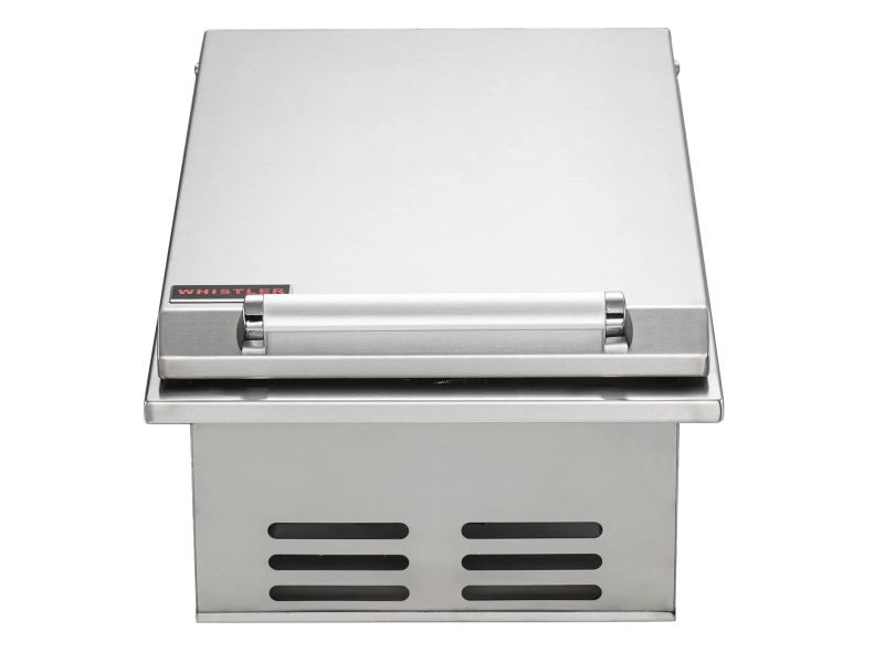 Whistler Stainless Steel Built-In Drop-In Gas Single Side Burner with Lid
