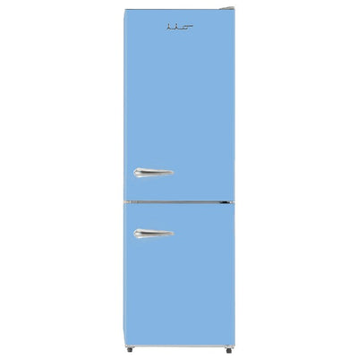 iio Kitchen RM1 Light Blue 11 cu. ft. Retro Frost Free Refrigerator with Bottom Freezer