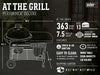 Weber 15501001 Performer Deluxe Charcoal Grill, 22-Inch, Touch-N-Go Gas Ignition System, Black