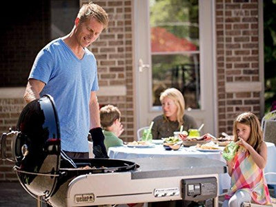 Weber 15501001 Performer Deluxe Charcoal Grill, 22-Inch, Touch-N-Go Gas Ignition System, Black