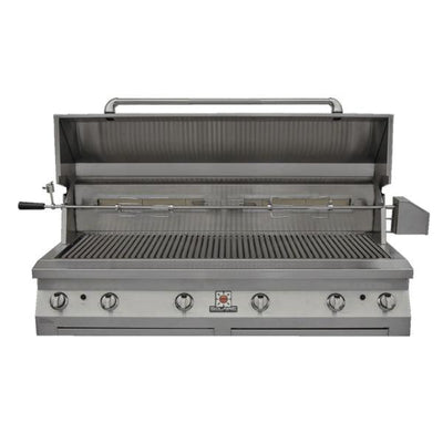 Solaire SOL-AGBQ-56TIR 56" Stainless Steel 4 Burner Infrared Gas Grill w/ Rotisserie