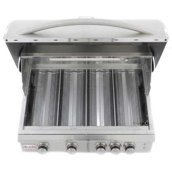 Blaze 32" Stainless Steel 4 Burner LTE Gas Grill w/ Rear Burner BLZ-4LTE2