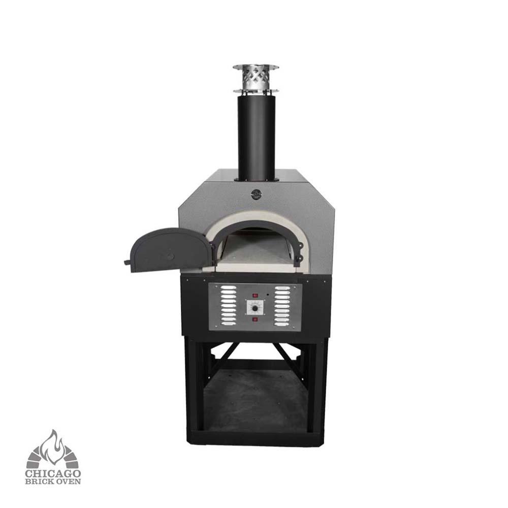 Chicago Brick Oven Residential Gas and Wood Pizza Oven With Stand