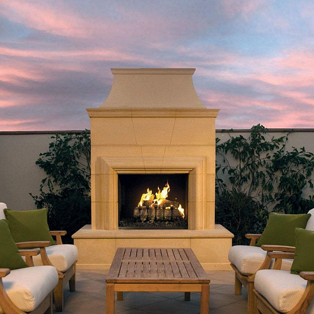 AFD 122-20-X-CB-XXC Standard Cordova Café Blanco Vent-Free Fireplace