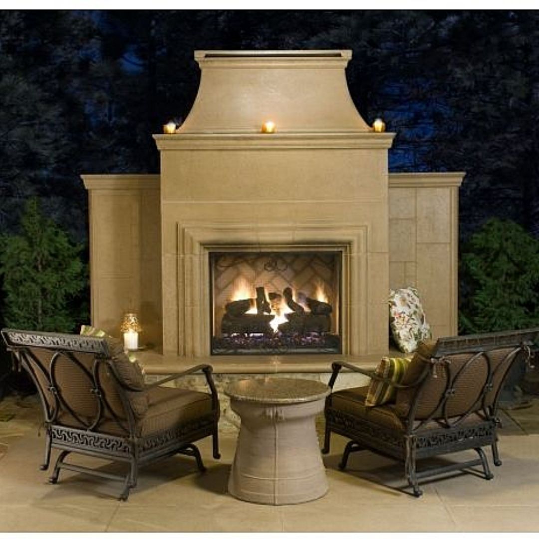 AFD 182-35-X-XX-XXC Grand Cordova Vent-Free Outdoor Fireplace