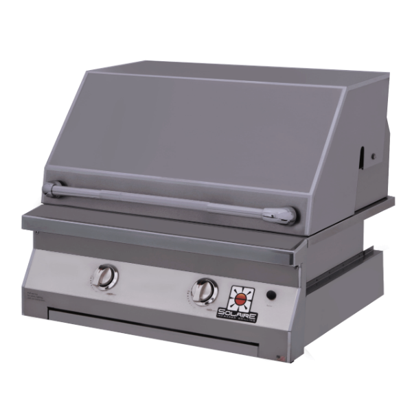 Solaire SOL-AGBQ-30IR 30" Stainless Steel Built-In Infrared Gas Grill w/Rotisserie