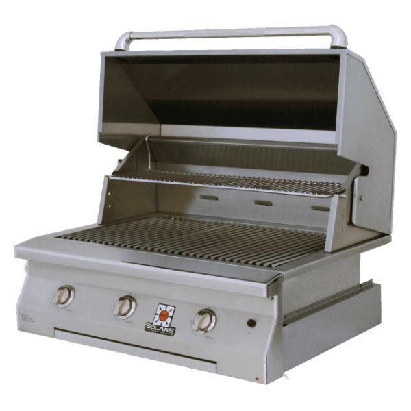 Solaire SOL-AGBQ-36IR 36" Stainless Steel Built-In Infrared Gas Grill w/ Rotisserie