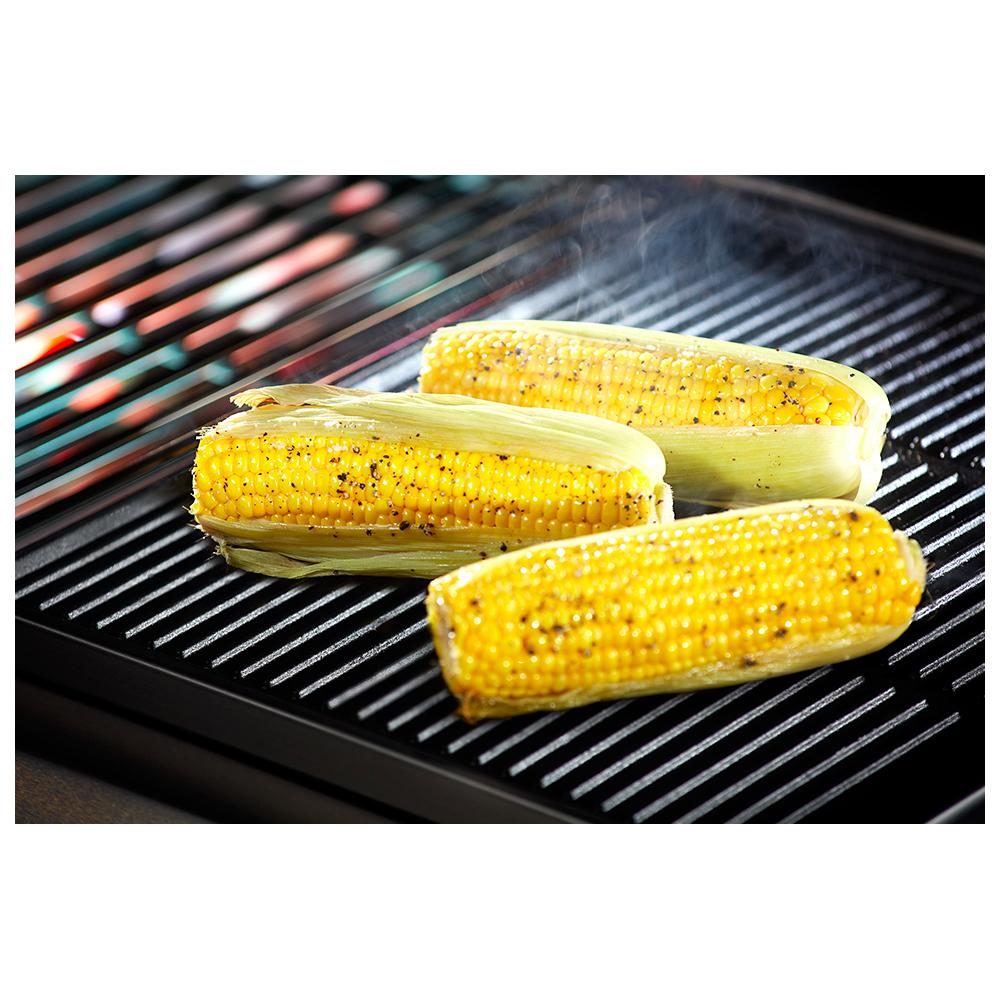 Mont Alpi Deluxe Black Outdoor Kitchen Island with 6 Burner Grill MAI805BSS