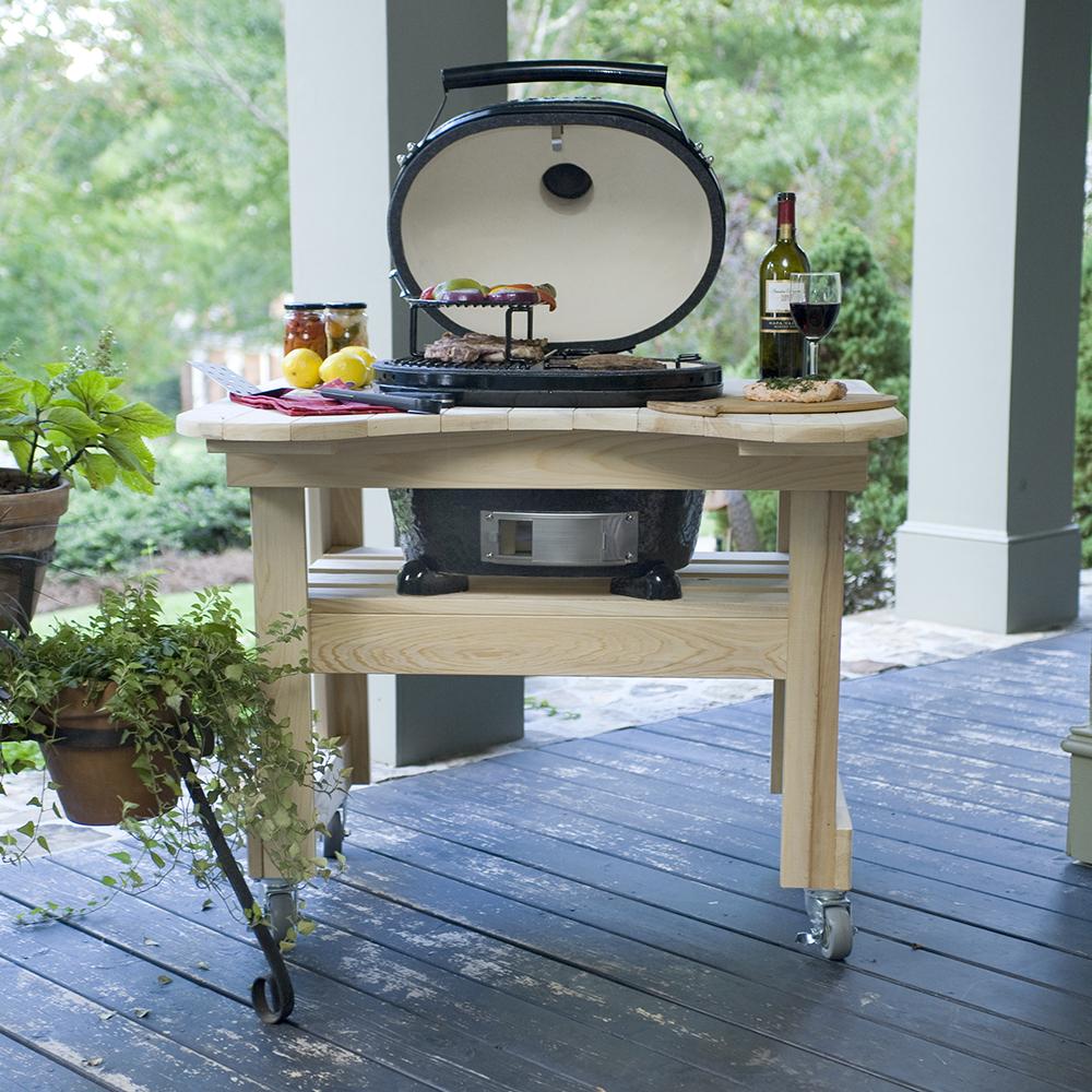 Primo Oval JR 200 Ceramic Charcoal Grill