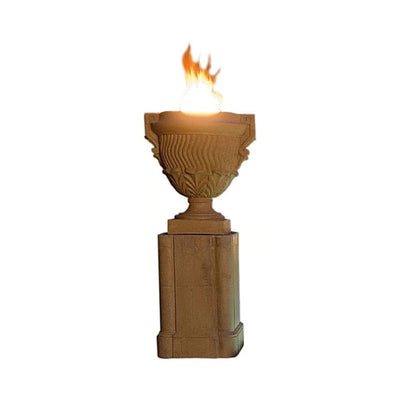 American Fyre Designs 765-CB-M2 Piage Fire Urn and Pedestal