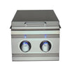 RCS Grill Cutlass RDB1EL 13" Stainless Steel Double Side Burner w/ Blue LED Light
