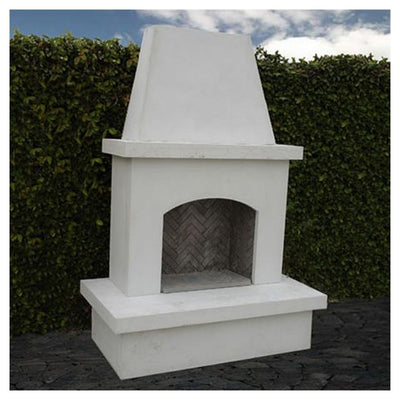 AFD 040-11-A-WC-RBC Contractor's Model White Vented Fireplace