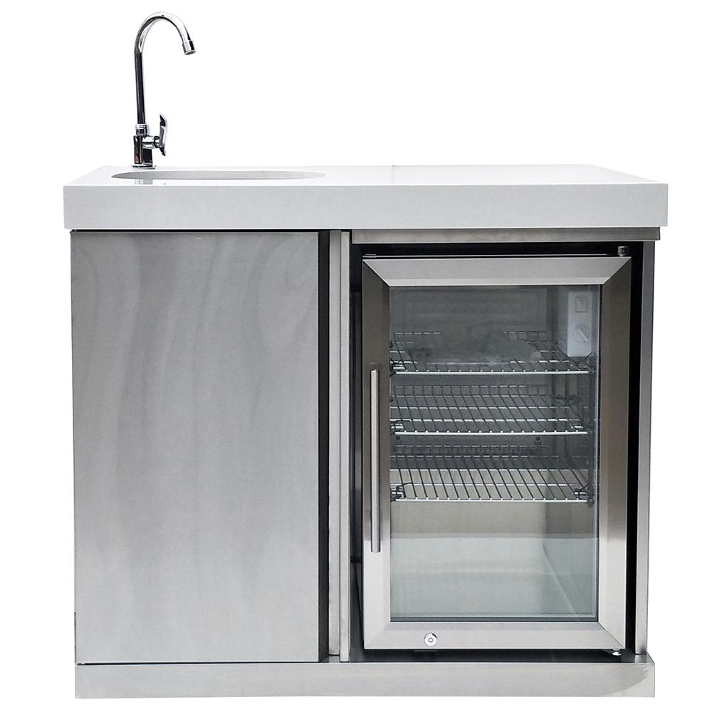 Mont Alpi Sink and Fridge Module for Islands