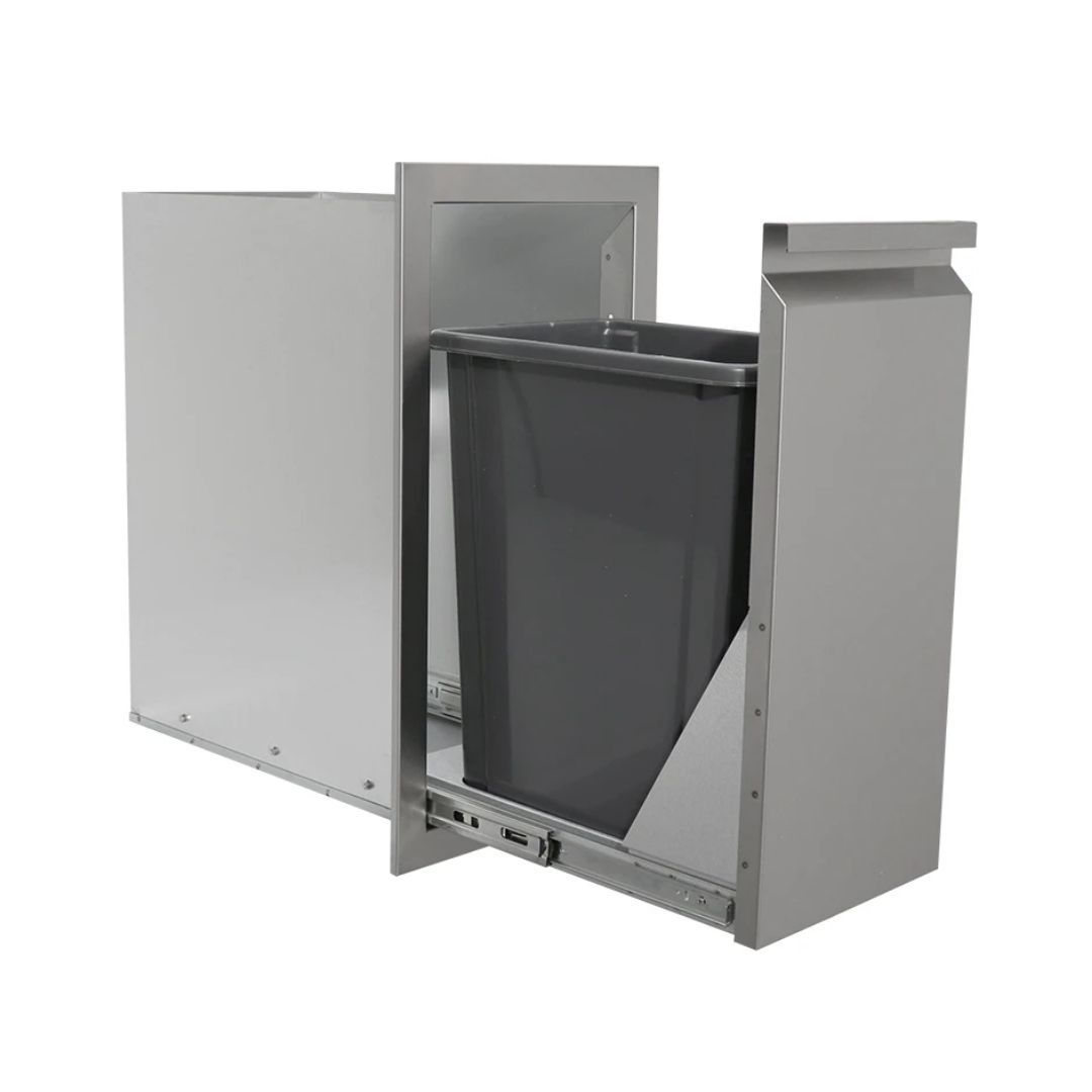 RCS Grill VTD4 Valiant Series Narrow Trash and Recycle Drawer