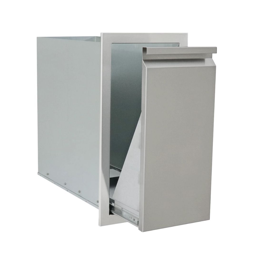 RCS Grill VTD4 Valiant Series Narrow Trash and Recycle Drawer