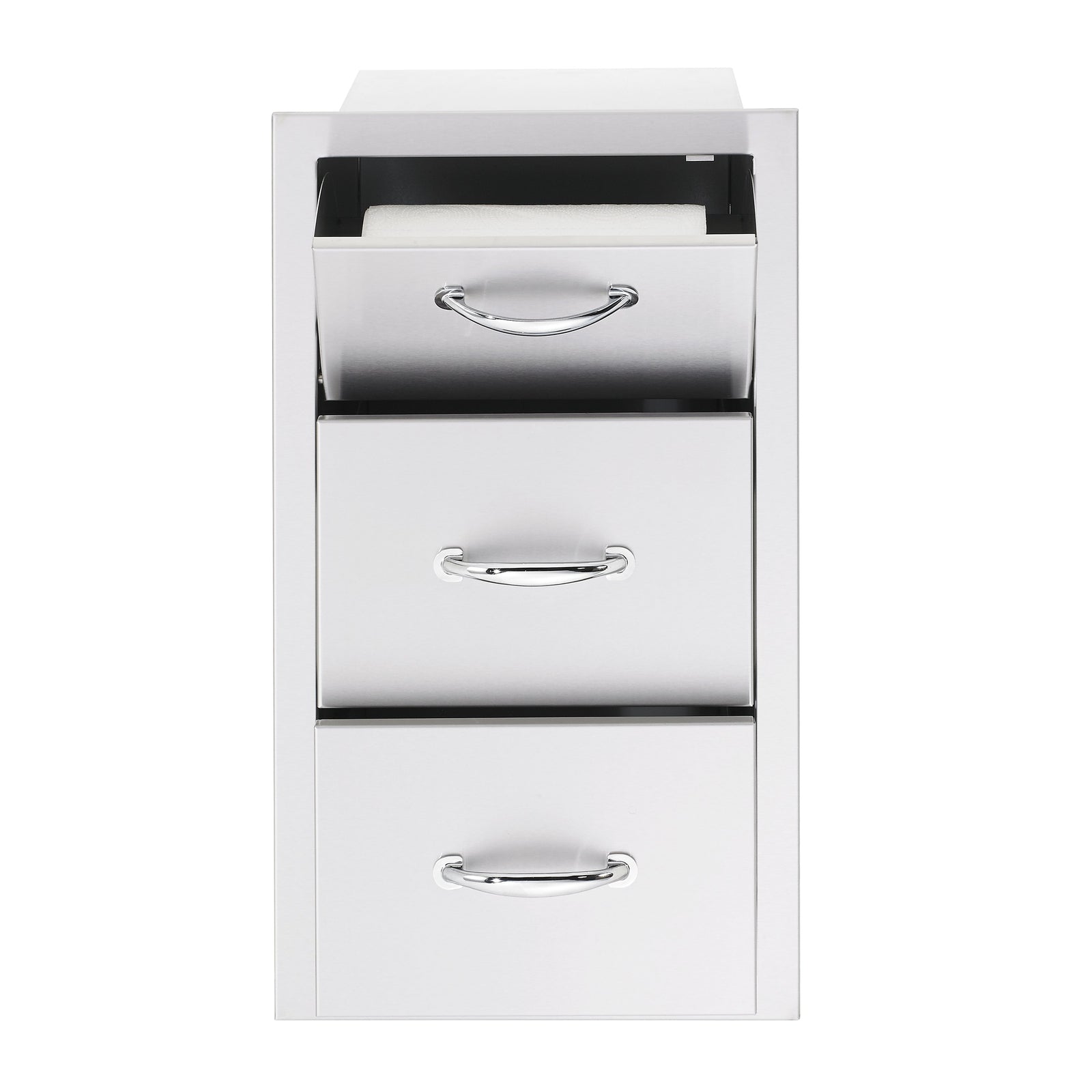 Summerset Towel/ 2-Drawer Combo in Stainless Steel