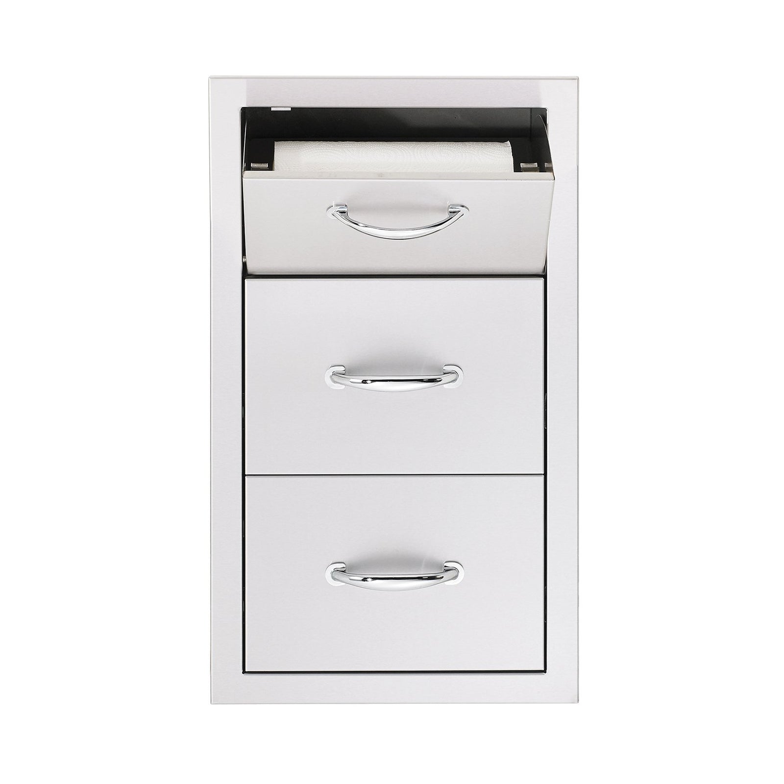 Summerset Towel/ 2-Drawer Combo in Stainless Steel
