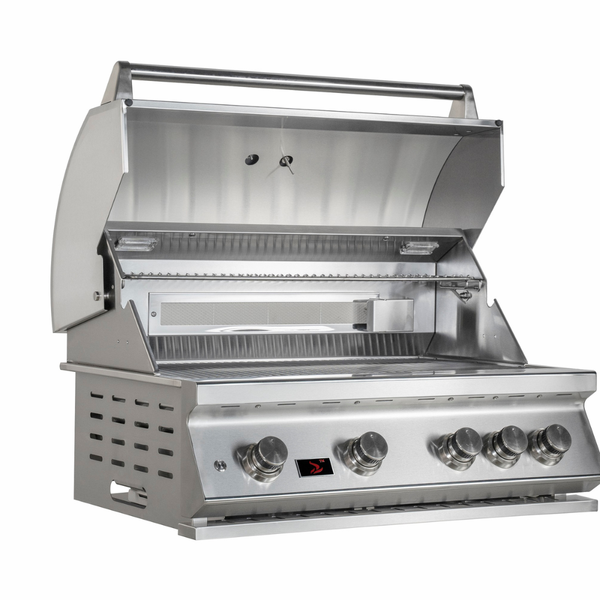 Whistler 34” Stainless Steel Built-In 4 Burner - Outdoor Cooking Pros