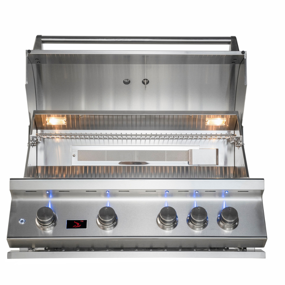 Whistler 34” Stainless Steel Built-In 4 Burner