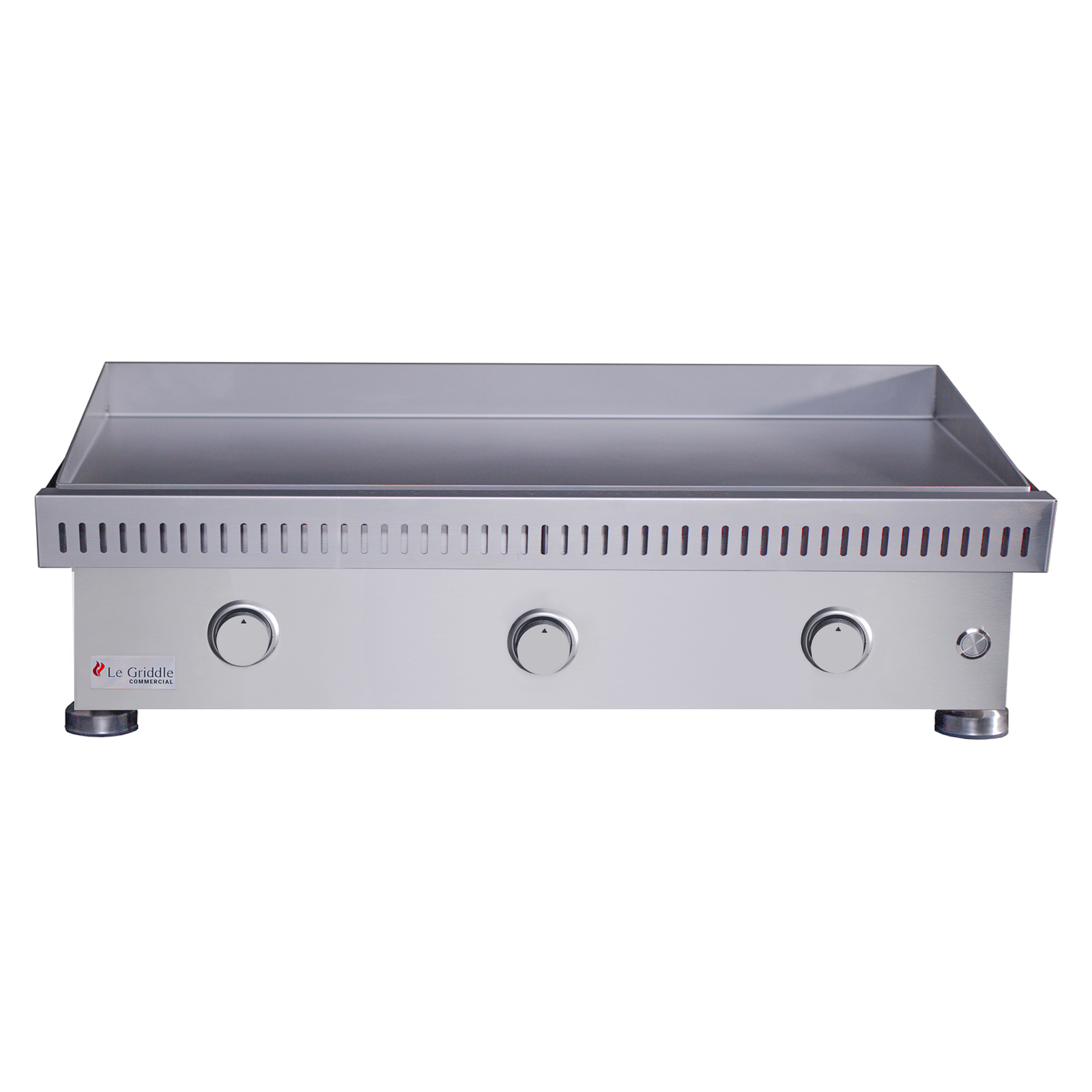 Le Griddle 41" Stainless Steel Commercial Series 105 41-Inch 3-Burner Gas Griddle - 3mm Plate