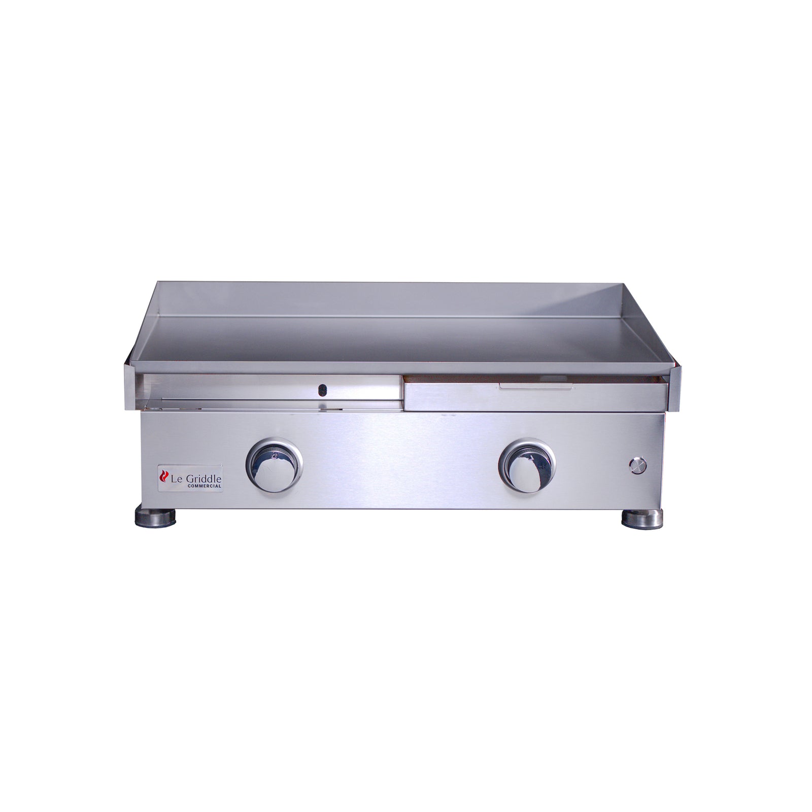 Le Griddle 30" Stainless Steel Commercial Series 75 2-Burner Gas Griddle - 3mm Plate