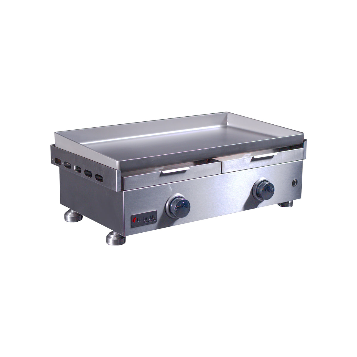 Le Griddle 30" Stainless Steel Commercial Series 75 2-Burner Gas Griddle - 6mm Plate