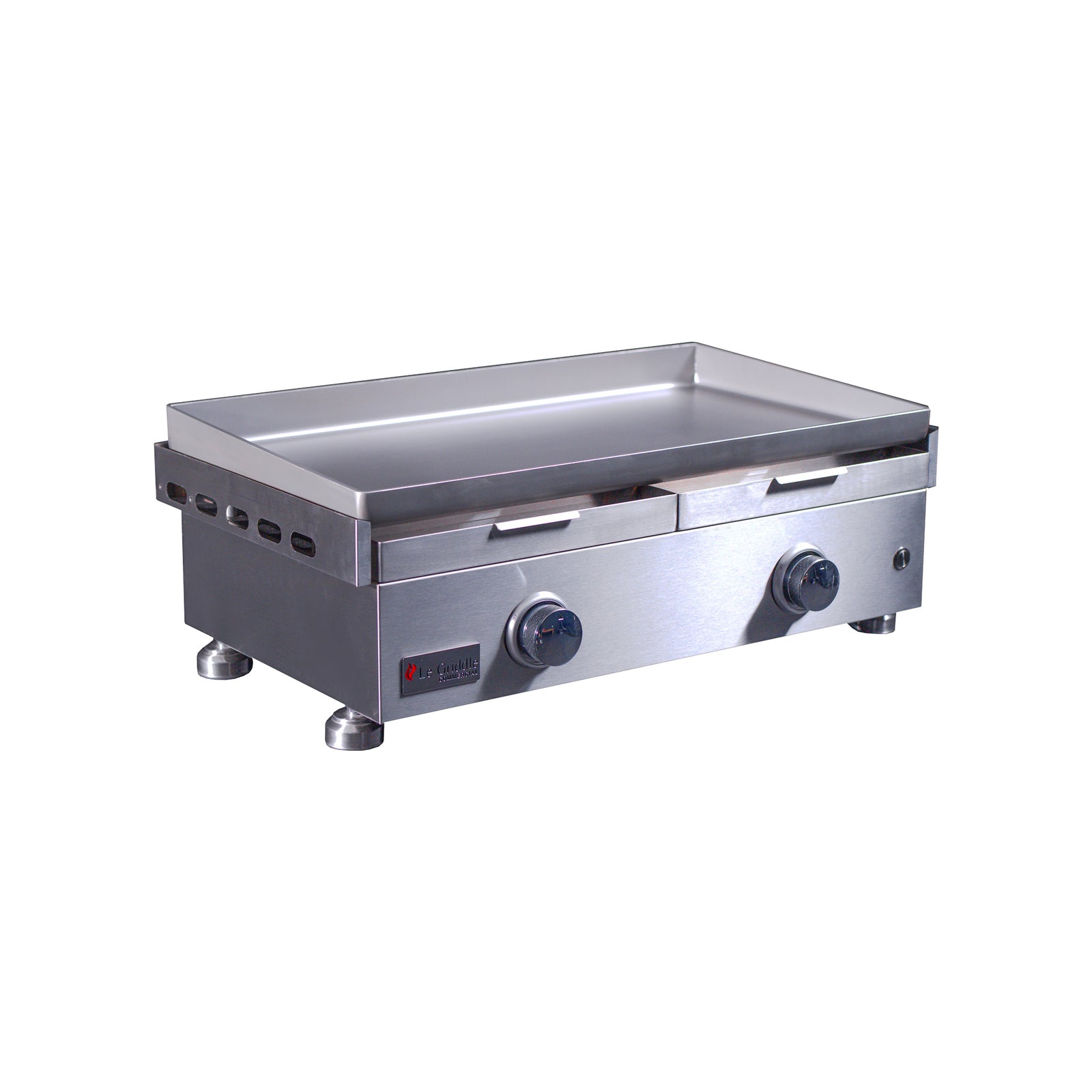 Le Griddle 30" Stainless Steel Commercial Series 75 2-Burner Gas Griddle - 6mm Plate
