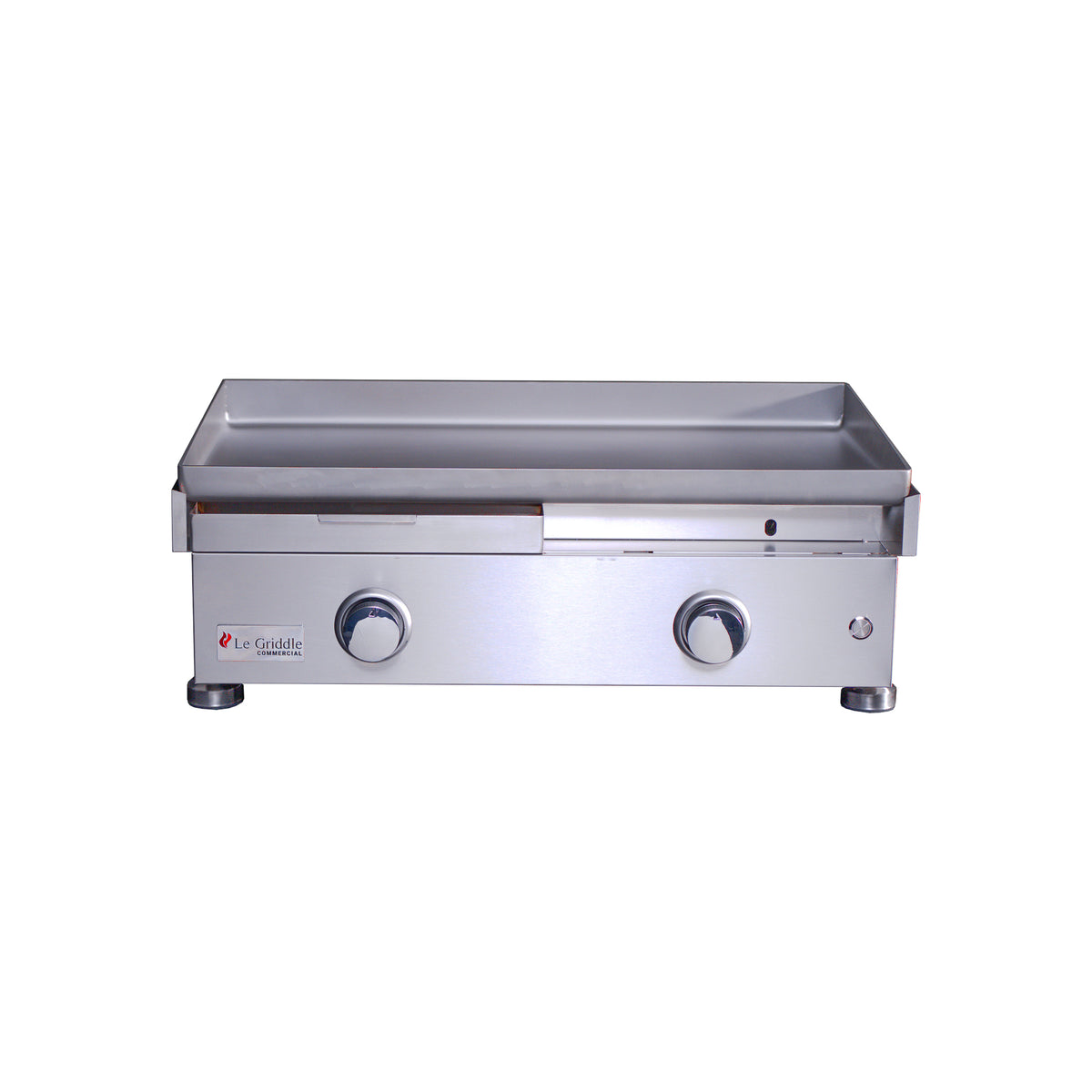 Le Griddle 30" Stainless Steel Commercial Series 75 2-Burner Gas Griddle - 6mm Plate