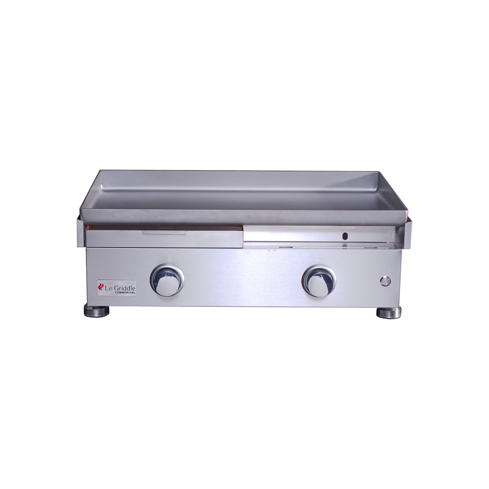 Le Griddle 30" Stainless Steel Commercial Series 75 2-Burner Gas Griddle - 6mm Plate