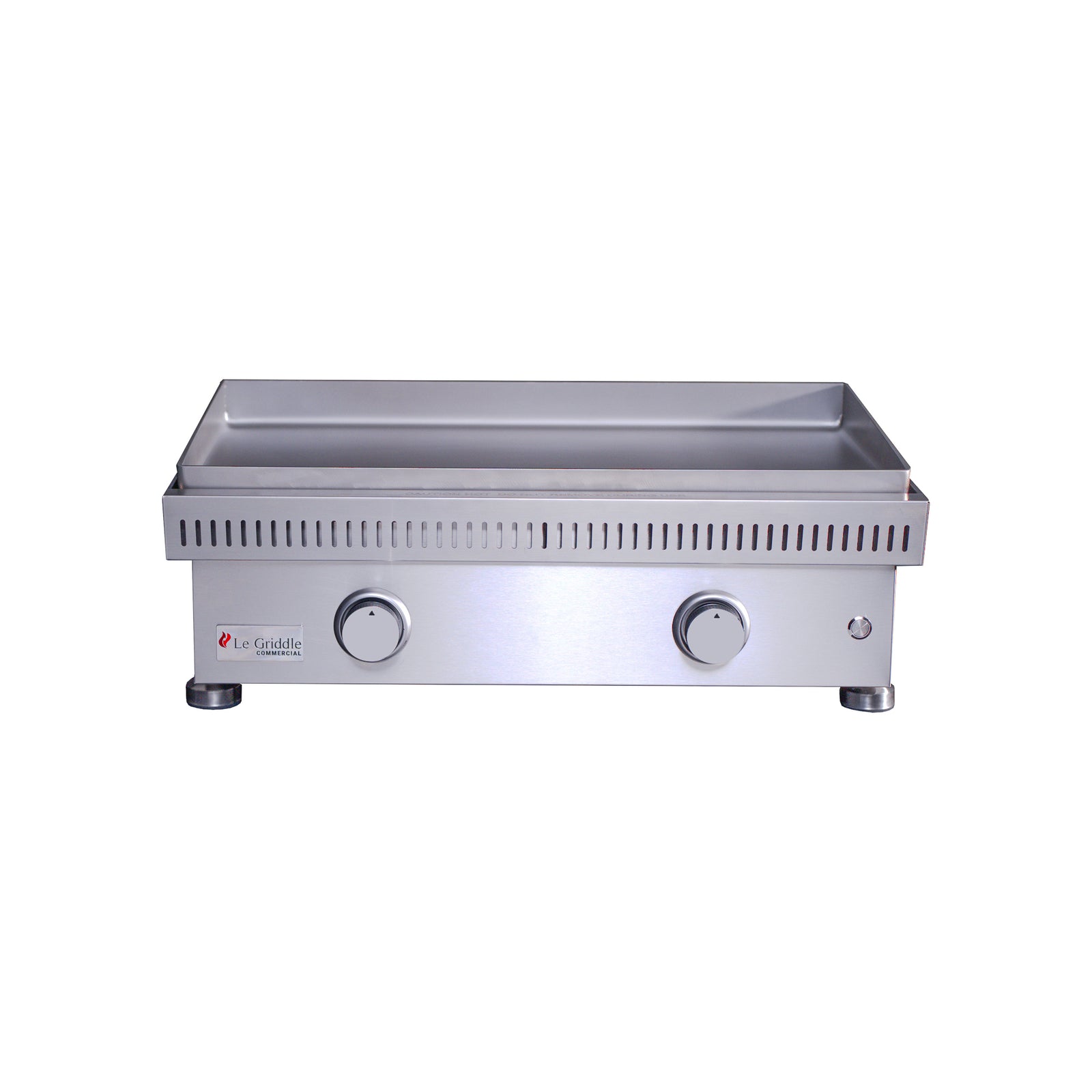 Le Griddle 30" Stainless Steel Commercial Series 75 2-Burner Gas Griddle - 6mm Plate