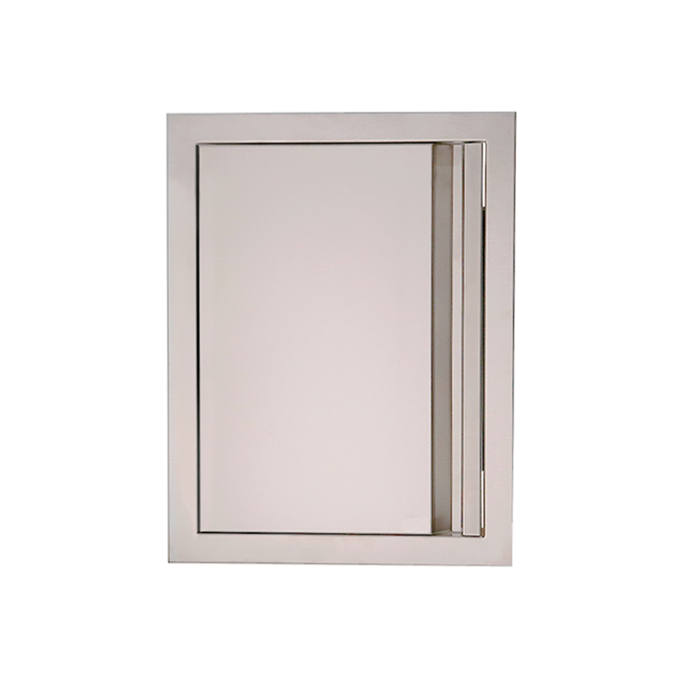 RCS 20" VDV2SCL Valiant Stainless Vertical Door-Large-Soft Close-Left Swing