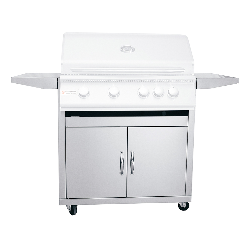 RCS Grill RJCMC Premiere Series Stainless Portable Cart for RJC32A/L