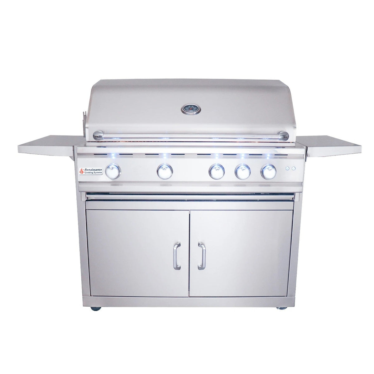 RCS Grill Cutlass Pro RON38A 38&quot; Stainless Steel Built-In Gas Grill with Blue LED Light