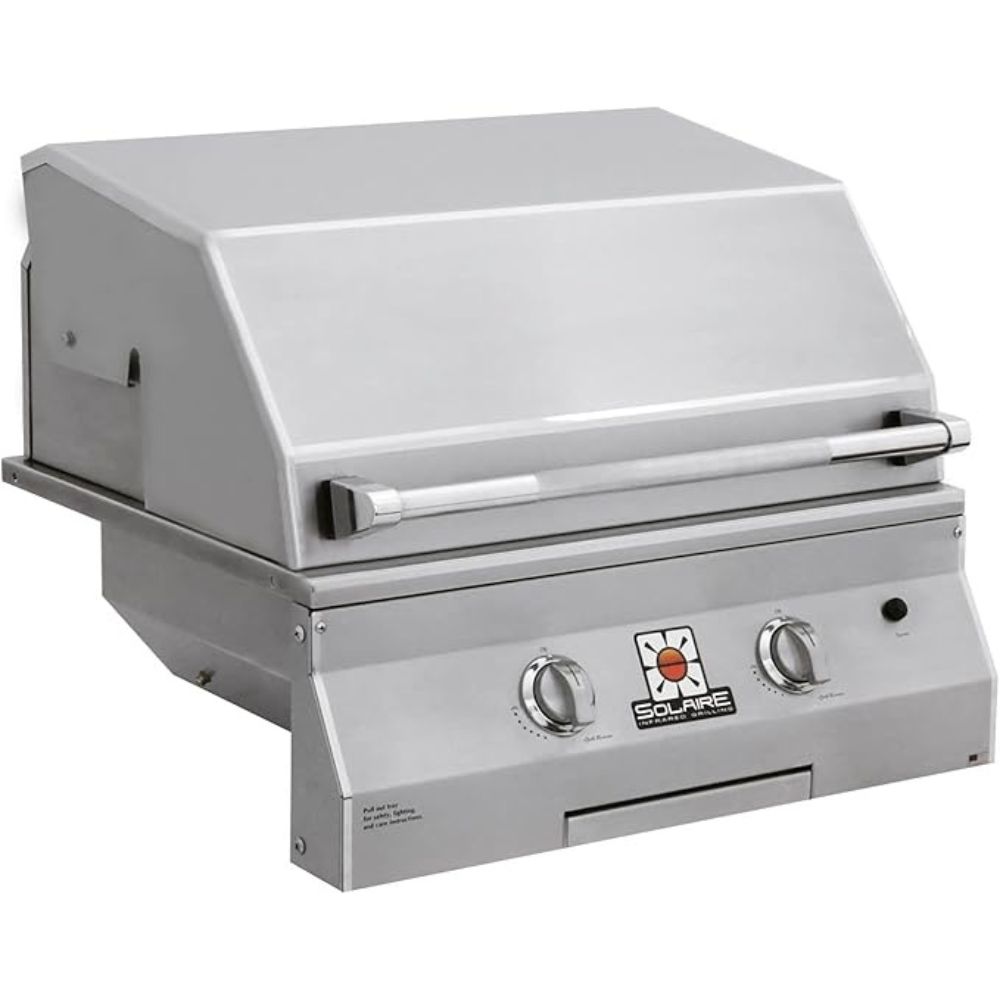Solaire IRBQ 27" Stainless Stee Deluxe Built-In InfraVection Grill, No Rotisserie