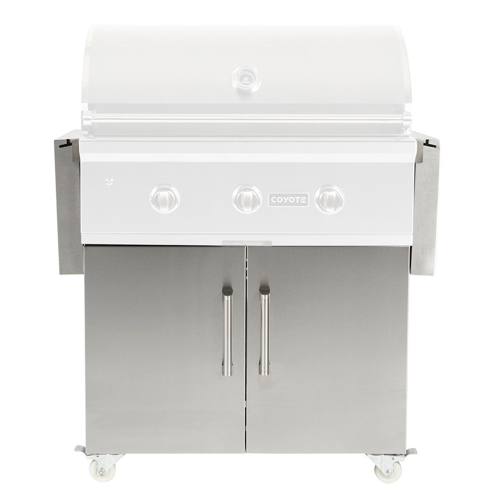 Coyote 34″ Stainless Steel Grill Cart