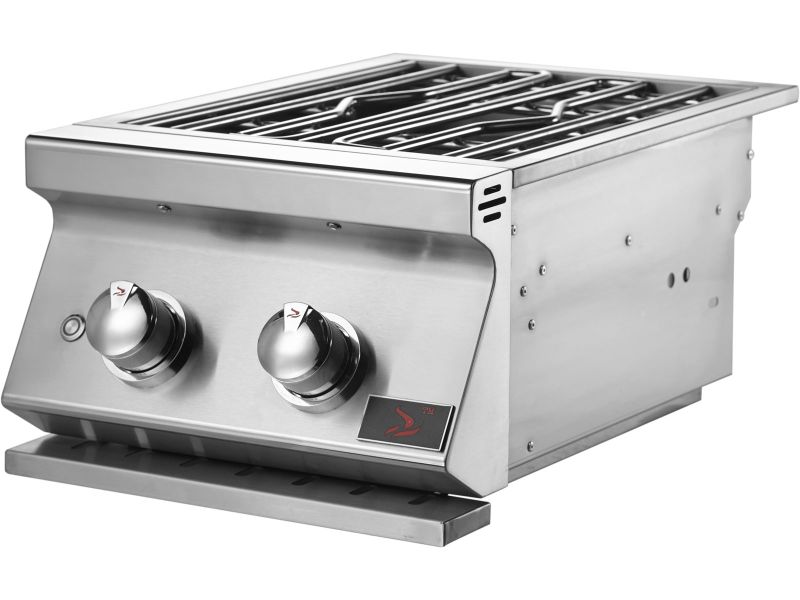 Whistler Stainless Steel Built-In Gas Power Burner with Lid - CBAPB