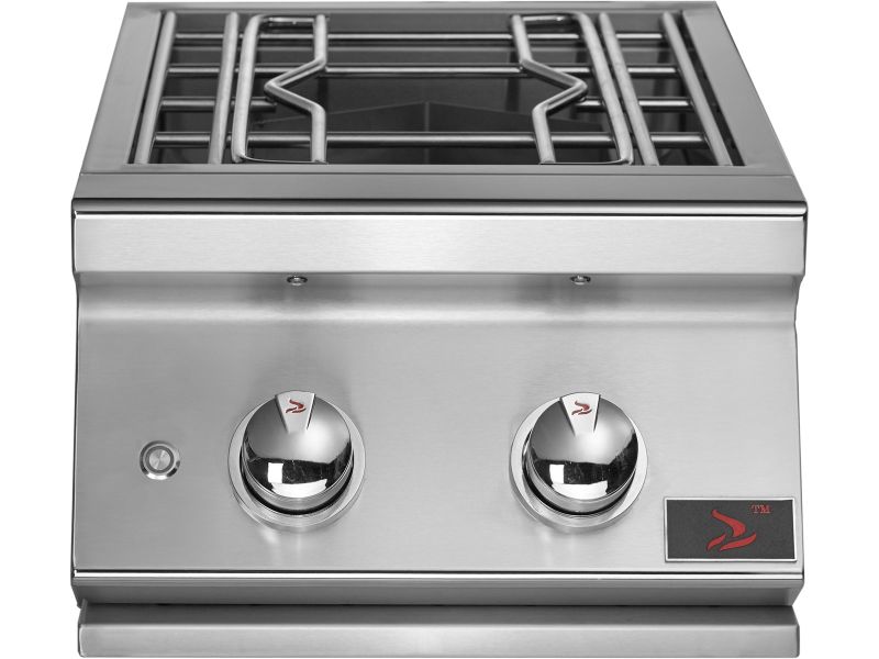 Whistler Stainless Steel Built-In Gas Power Burner with Lid - CBAPB