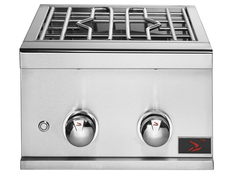 Whistler Stainless Steel Built-In Gas Power Burner with Lid - CBAPB.500