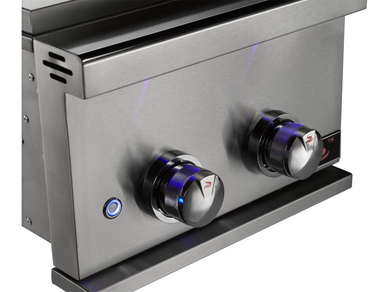 Whistler Stainless Steel Built-In Gas Power Burner with Lid - CBAPB.500
