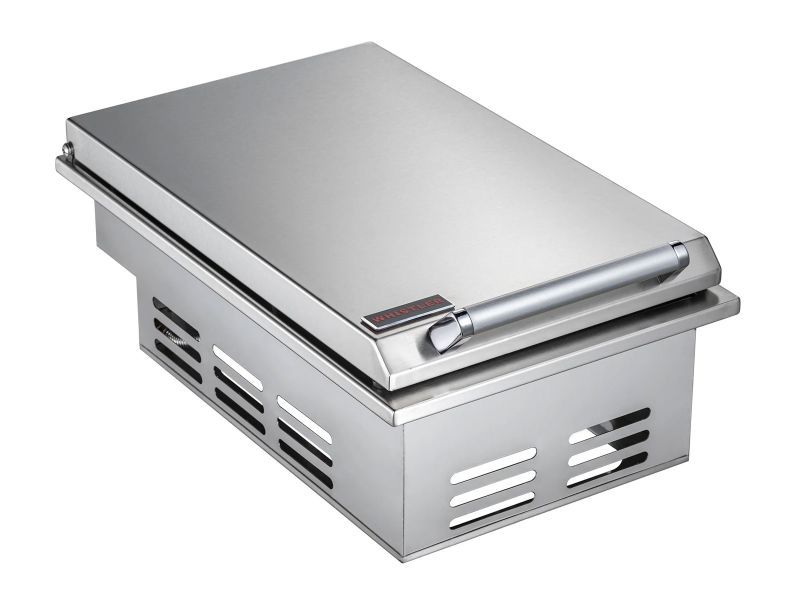 Whistler Stainless Steel Built-In Drop-In Gas Single Side Burner with Lid