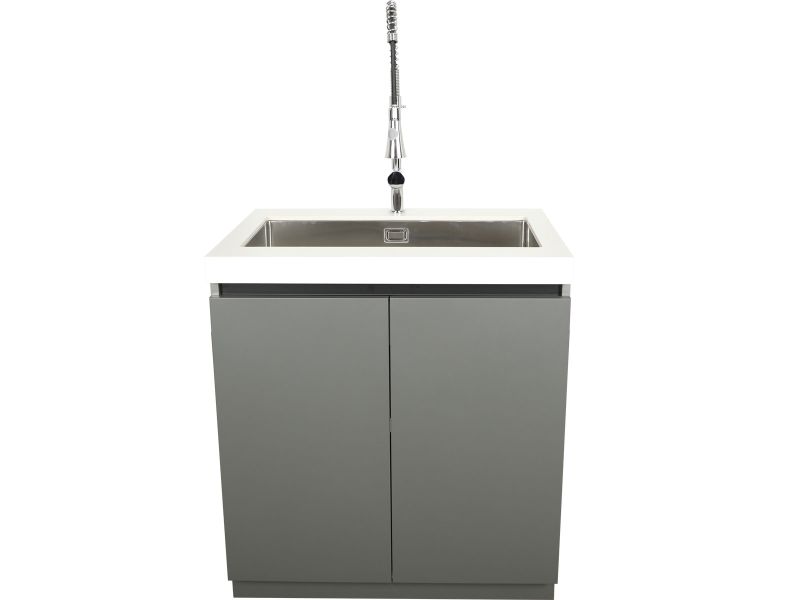 Whistler 31" Stainless Steel Cabinet with Faucet &amp; Cutting Board