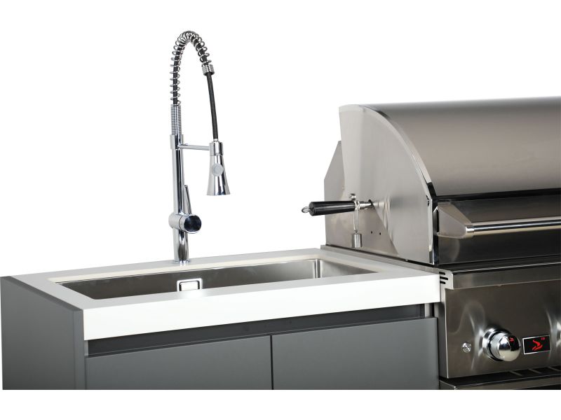 Whistler 31" Stainless Steel Cabinet with Faucet & Cutting Board