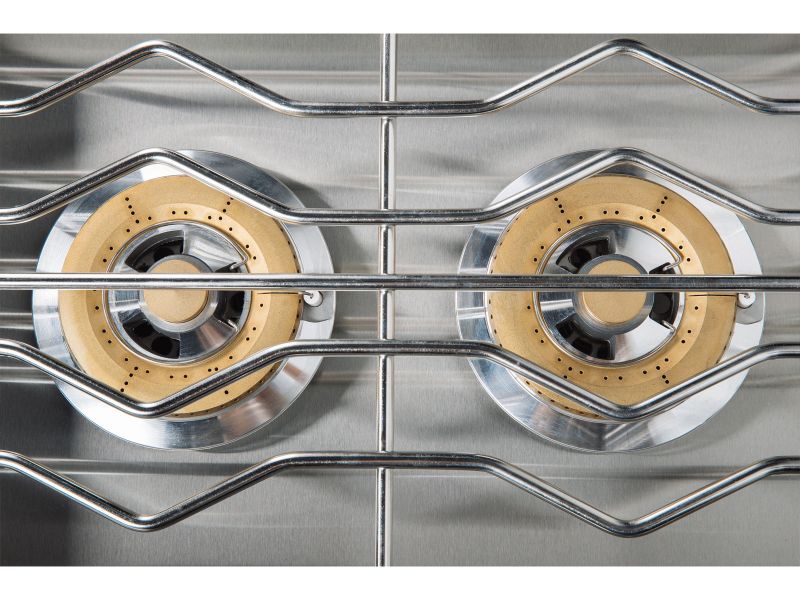 Whistler Stainless Steel Built-In Gas Prime Double Side Burner with Lid