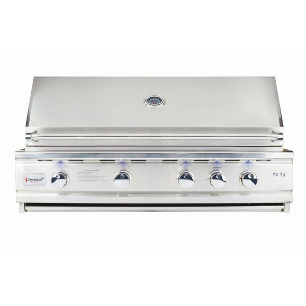 Summerset TRLD44A 44" Stainless Steel 4 Burner Built-In Gas Grill w/ Rotisserie