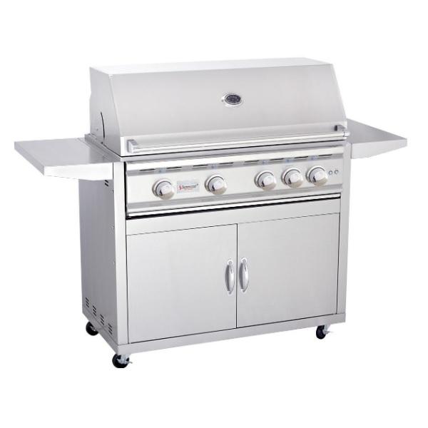 Summerset TRL 38" Stainless Steel 4 Burner Freestanding Gas Grill w/Rotisserie