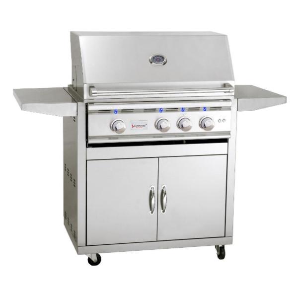 Summerset TRL 32" Stainless Steel 3 Burner Freestanding Gas Grill w/ Rotisserie