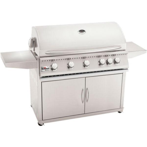 Summerset Sizzler SIZ40 40” Stainless Steel 5 Burner Freestanding Gas Grill